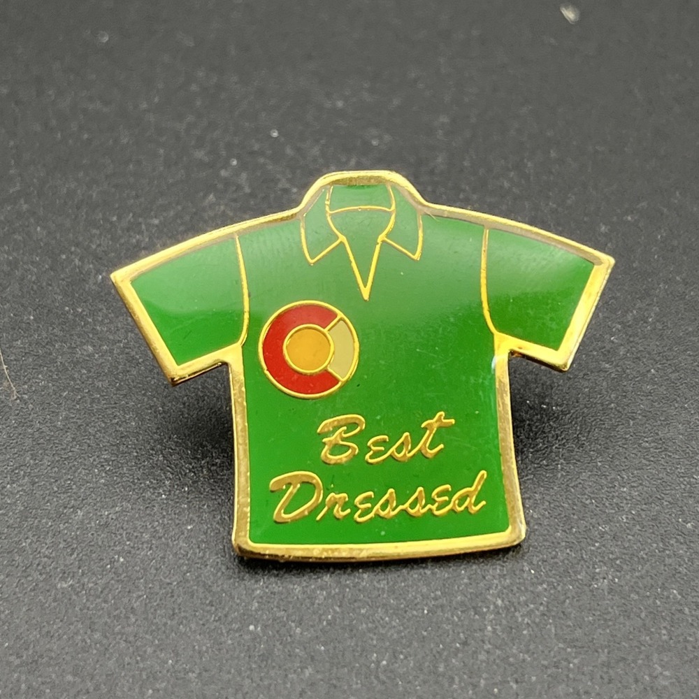 Colorado Best Dressed Shirt Award Lapel Hat Pin